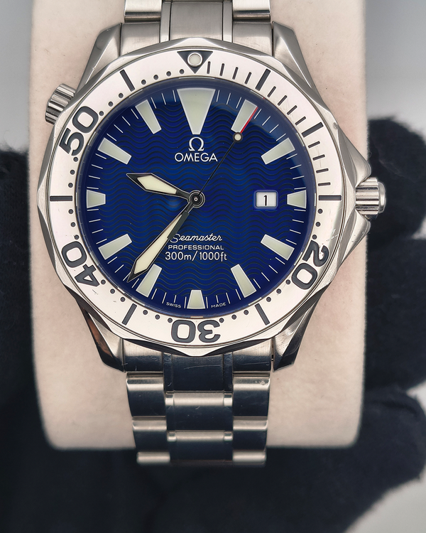 Omega Seamaster Diver 300M 41MM Quartz Blue Dial Steel Bracelet (2265.80.00)