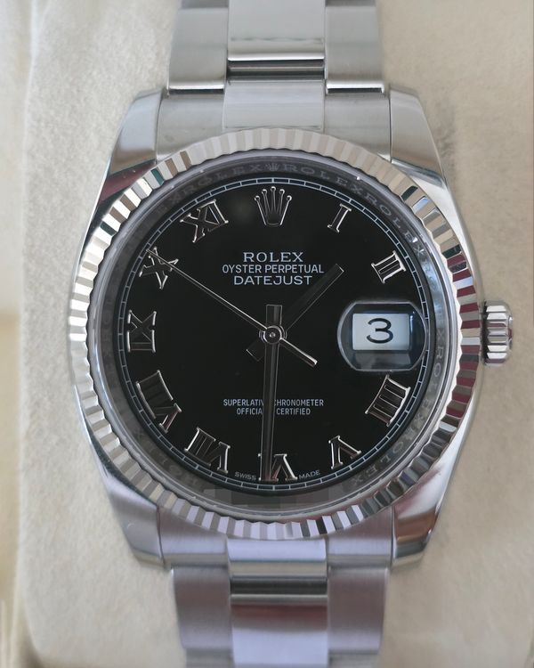 2018 Rolex Datejust 36MM Black Dial Jubilee Bracelet (116234)