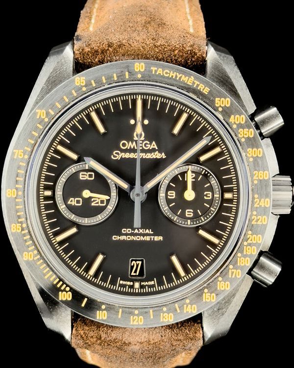 2019 Omega Speedmaster Dark Side of the Moon "Vintage Black" 44.25MM Black Dial Leather Strap (311.92.44.51.01.006)