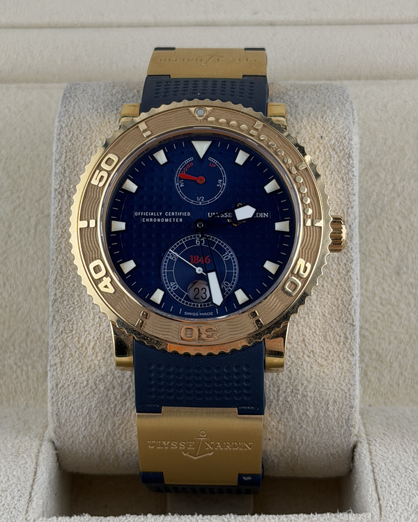 Ulysse Nardin Marine L.E. 41MM Blue Dial Rubber Strap (266-51)