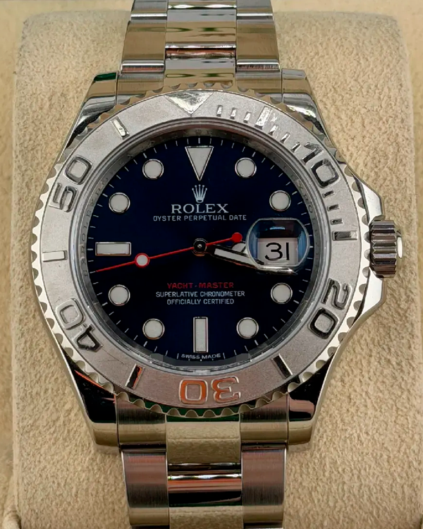 2017 Rolex Yacht-Master 40MM Blue Dial Oyster Bracelet (116622)
