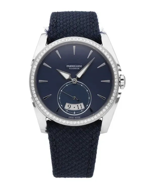 Parmigiani Fleurier Toric Metropolitaine 33.1MM Blue Dial Textile Strap (PFC273-0060600-X02521)