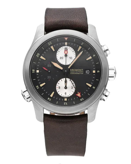 Bremont ALT1-Z Zulu Time 43MM Black Dial Leather Strap (ALT1-ZT-51-R-S)