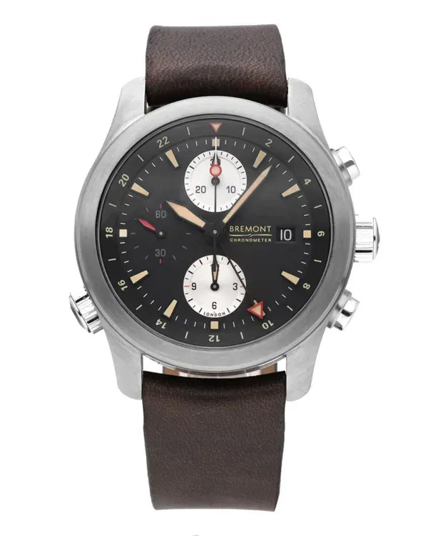 Bremont ALT1-Z Zulu Time 43MM Black Dial Leather Strap (ALT1-ZT-51-R-S)