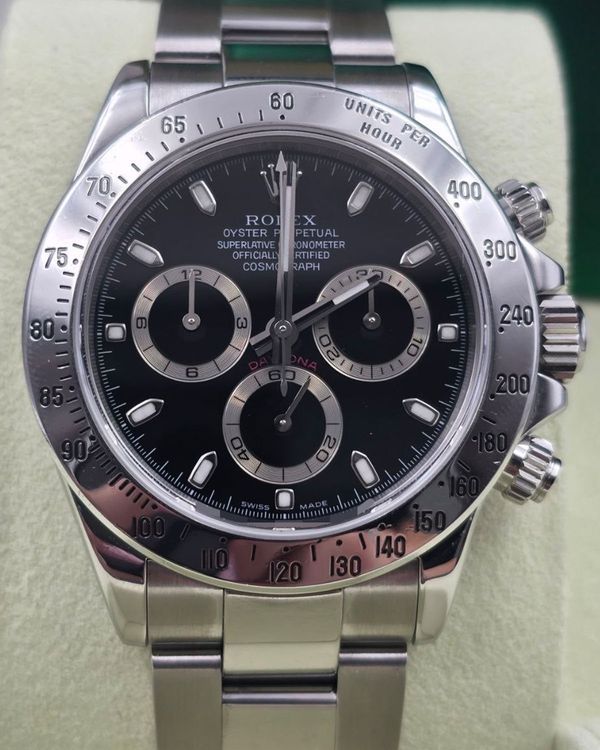 2006 Rolex Cosmograph Daytona 40MM Black Dial Oyster Bracelet (116520)