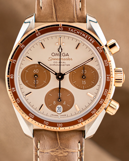 2024 Omega Speedmaster 38MM White Dial Leather Strap (324.23.38.50.02.002)