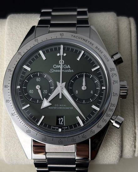 No Reserve - 2022 Omega Speedmaster '57 40.5MM Green Dial Steel Bracelet (332.10.41.51.10.001)