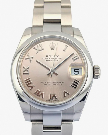 No Reserve - Rolex Datejust 31MM Pink Dial Oyster Bracelet (1782
