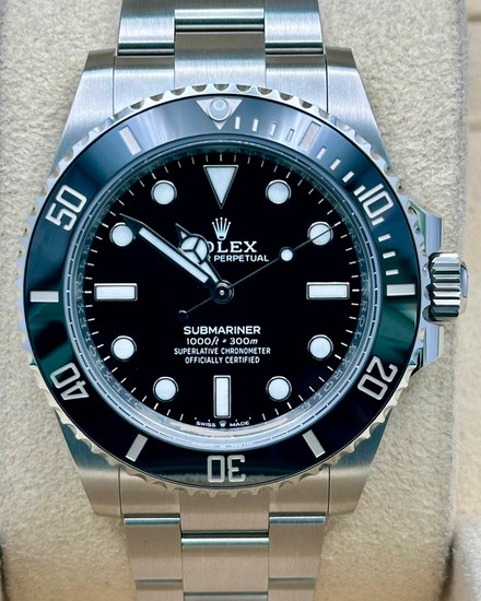 2025 Rolex Submariner No-Date 41MM Black Dial Oyster Bracelet (124060)