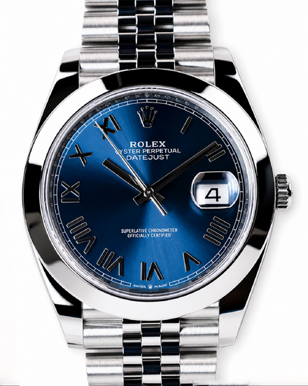 2026 Rolex Datejust 41MM Blue Dial Oyster Bracelet (126300)