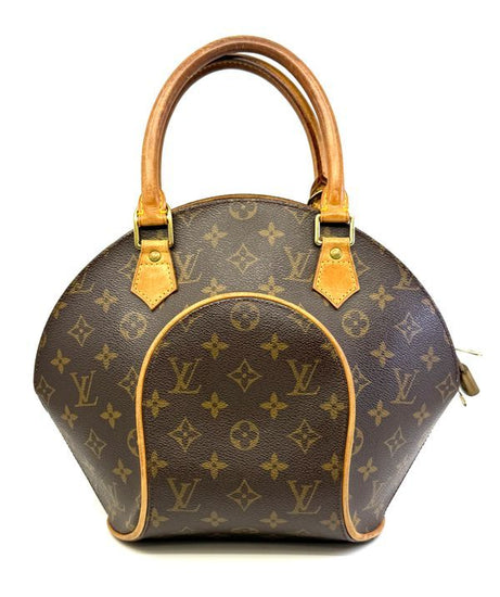 Louis Vuitton Ellipse PM 12.2 x 9.4 x 5.5IN Monogram Coated Canvas Vachetta Leather Trim Gold-Tone Hardware (M51127)