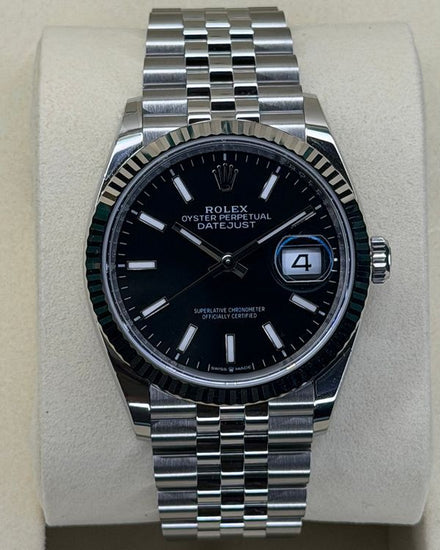 2026 Rolex Datejust 36MM Black Dial Jubilee Bracelet (126234)