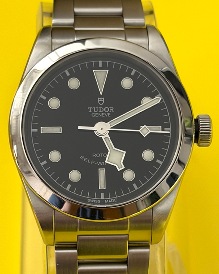 2018 Tudor Black Bay Heritage "Smiley" 36MM Black Dial Steel Bracelet (79500)