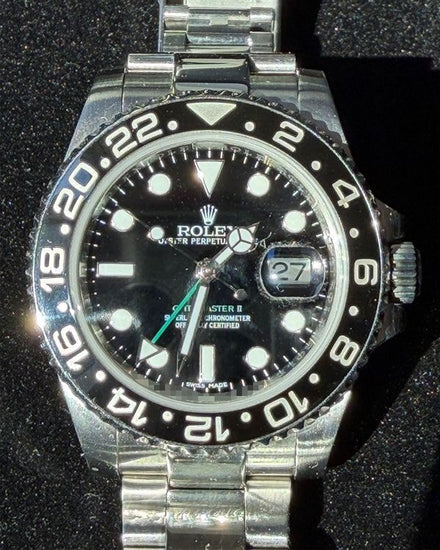2012 Rolex GMT-Master II 40MM Black Dial Oyster Bracelet (116710LN)
