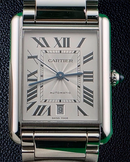 2025 Cartier Tank 41MM Silver Dial Steel Bracelet (WSTA0053)