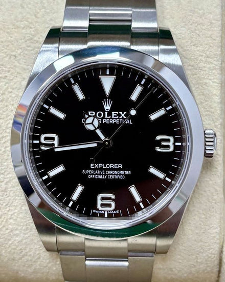 2020 Rolex Explorer 39MM Black Dial Oyster Bracelet (214270)