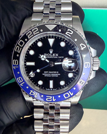 2025 Rolex GMT-Master II "Batgirl" 40MM Black Dial Jubilee Bracelet (126710BLNR)
