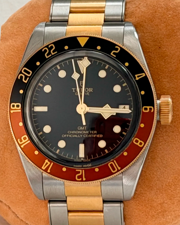 2022 Tudor Black Bay GMT S&G 41MM Black Dial Two-Tone Bracelet (79833MN)