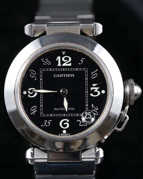 Cartier Pasha De Cartier (Pasha 2324 – 35mm – SS- Automatic – Full Set)