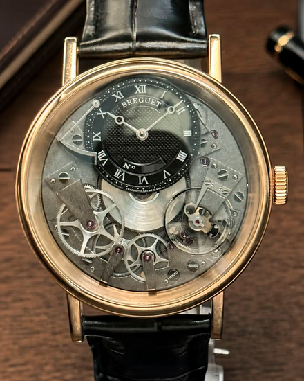 2024 Breguet Tradition 40MM Skeleton Dial Leather Strap (7057BR/G9/9W6)