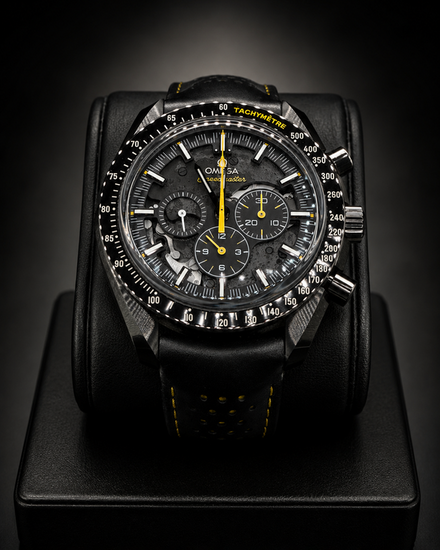 2024 Omega Speedmaster Dark Side of the Moon "Apollo 8" 44.25MM Skeleton Dial Leather Strap (311.92.44.30.01.001)