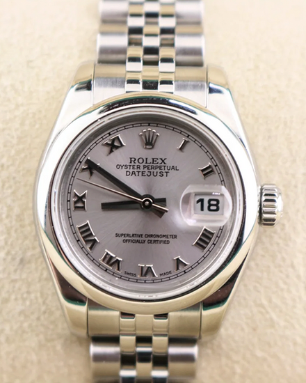Rolex Lady-Datejust 26MM Silver Dial Jubilee Bracelet (179160)