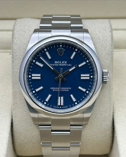 2026 Rolex Oyster Perpetual 41MM Blue Dial Oyster Bracelet (134300)