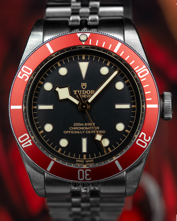 No Reserve - Tudor Black Bay 41MM Black Dial Aftermarket Steel Bracelet (79230R)