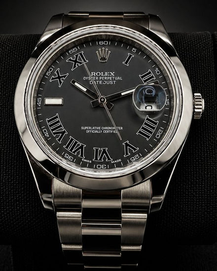 Rolex Datejust II 41MM Black Dial Oyster Bracelet (116300)