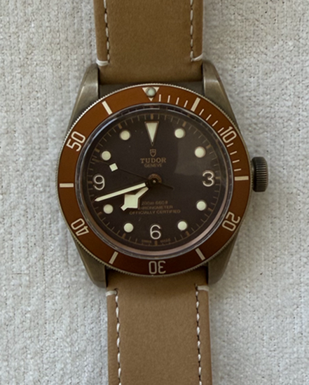 No Reserve - 2018 Tudor Black Bay Bronze 43MM Brown Dial Textile Strap (79250BM)