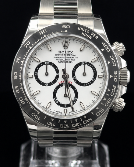 2022 Rolex Cosmograph Daytona "Panda" 40MM White Dial Oyster Bracelet (126500LN)