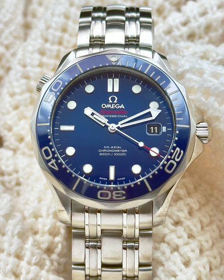 2022 Omega Seamaster Diver 300M 41MM Blue Dial Steel Bracelet (212.30.41.20.03.001)