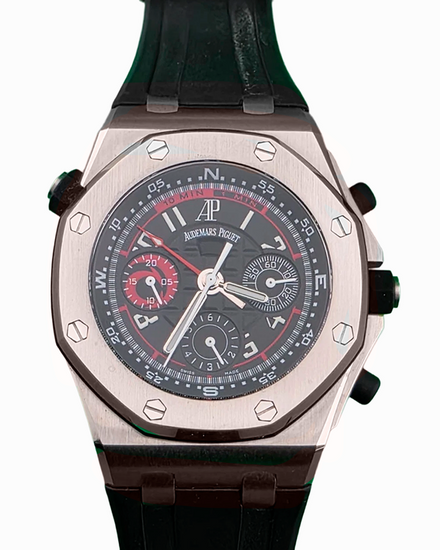 Audemars Piguet Royal Oak Offshore "Alinghi Polaris" L.E. 44MM Black Dial Rubber Strap (26040ST.OO.D002CA.01)