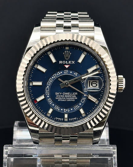 2024 Rolex Sky-Dweller 42MM Blue Dial Oyster Bracelet (336934)