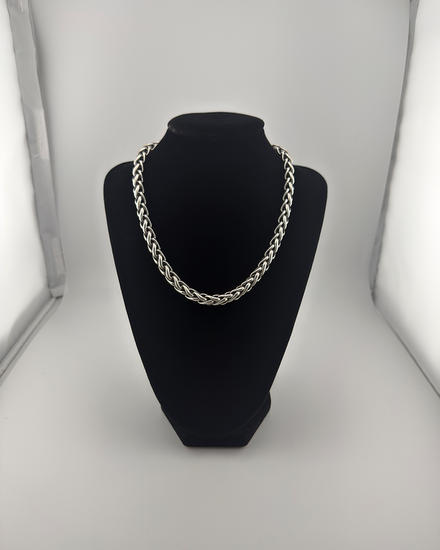 No Reserve - David Yurman Necklace 16IN Wheat Chain 925 Silver & 14k Yellow Gold (Necklace)