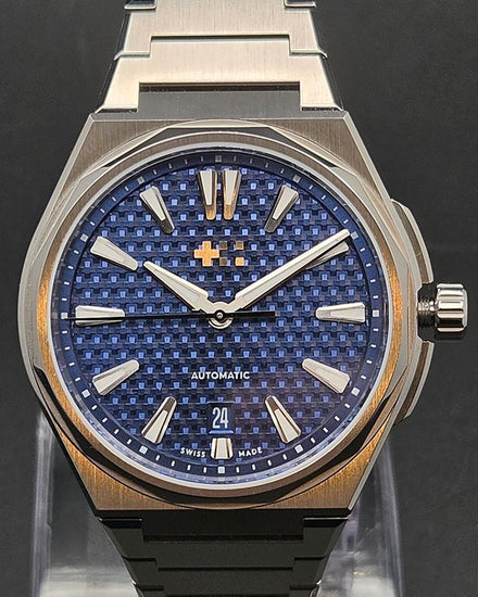 2026 Christopher Ward The Twelve 40MM Blue Dial Steel Bracelet (C12-40ADA1-S00B0)
