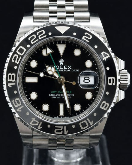2026 Rolex GMT-Master II "Bruce Wayne" 40MM Black Dial Jubilee Bracelet (126710GRNR)