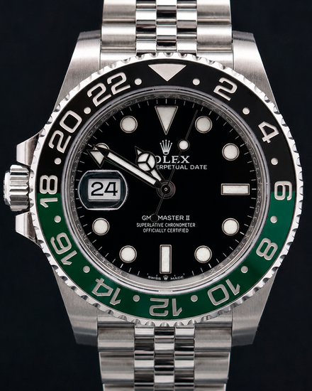 2026 Rolex GMT-Master II "Sprite" 40MM Black Dial Jubilee Bracelet (126720VTNR)
