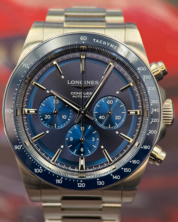 No Reserve - Longines Conquest Chronograph (L3.835.4.92.6)