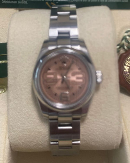 2019 Rolex Oyster Perpetual 26MM Pink Dial Oyster Bracelet (176200)