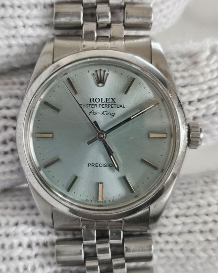 Rolex Air-King 34MM Silver Dial Jubilee Bracelet (14000)