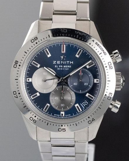 2024 Zenith Chronomaster Sport 41MM Blue Dial Steel Bracelet (03.3114.3600/51.M3100)