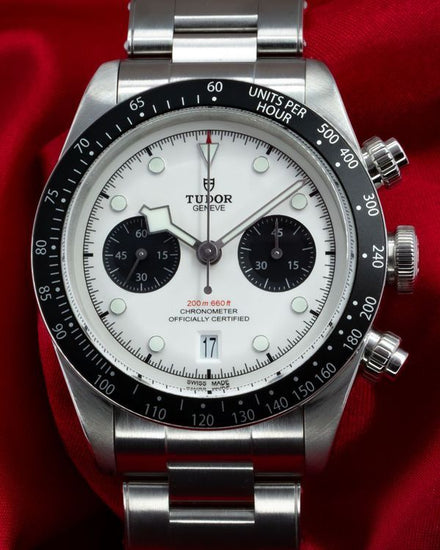 No Reserve - 2022 Tudor Black Bay Chrono "Panda" 41MM White Dial Steel Bracelet (79360N)