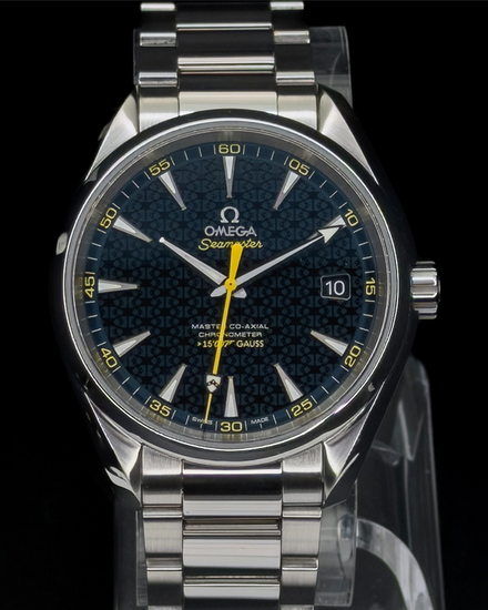 2017 Omega Seamaster Aqua Terra 150M "James Bond" L.E. 41.5MM Blue Dial Steel Bracelet (231.10.42.21.03.004)