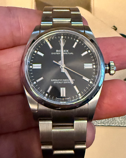 2024 Rolex Oyster Perpetual 36MM Black Dial Oyster Bracelet (126000)