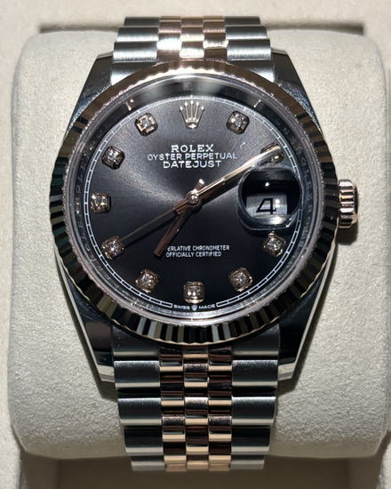 2025 Rolex Datejust 36MM Black Dial Two-Tone Jubilee Bracelet (126231)