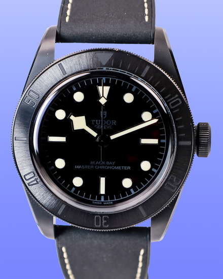 No Reserve - 2024 Tudor Black Bay 41MM Black Dial Leather Strap (79210CNU)