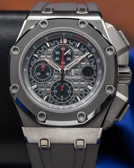 2013 Audemars Piguet Royal Oak "Michael Schumacher" L. E. 44MM Grey Dial Rubber Strap (26568IM.OO.A004CA.01)