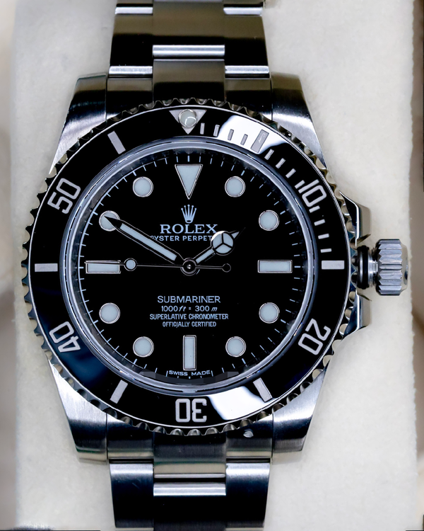 2017 Rolex Submariner No-Date 40MM Black Dial Oyster Bracelet (114060)