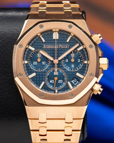 2023 Audemars Piguet Royal Oak Offshore 41MM Blue Dial Rose Gold Bracelet (26240OR.OO.1320OR.05)